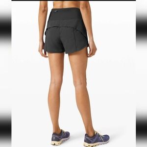 Lululemon Speed Up High-Rise Short 4" *Long Black